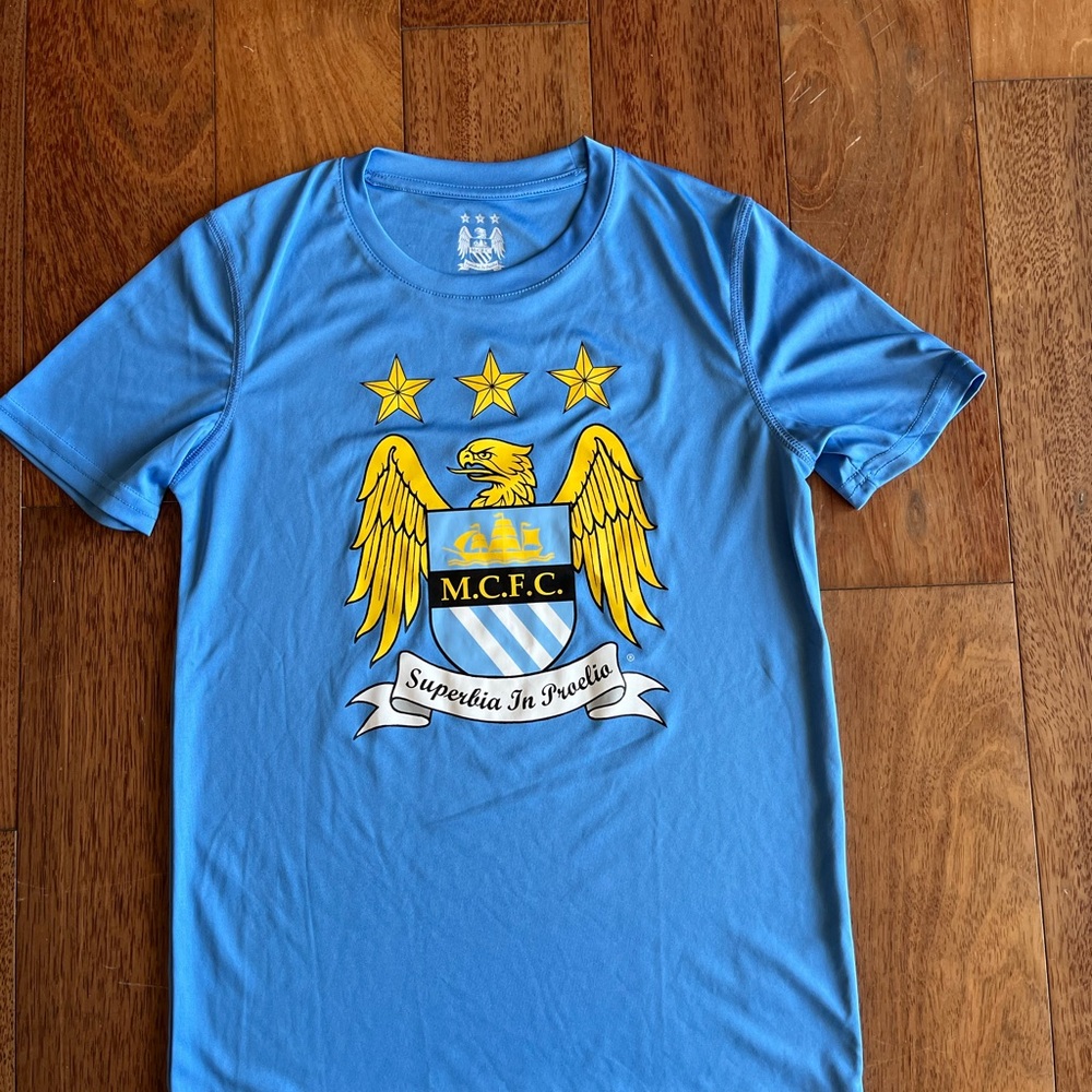 Manchester City Blue Graphic Tee